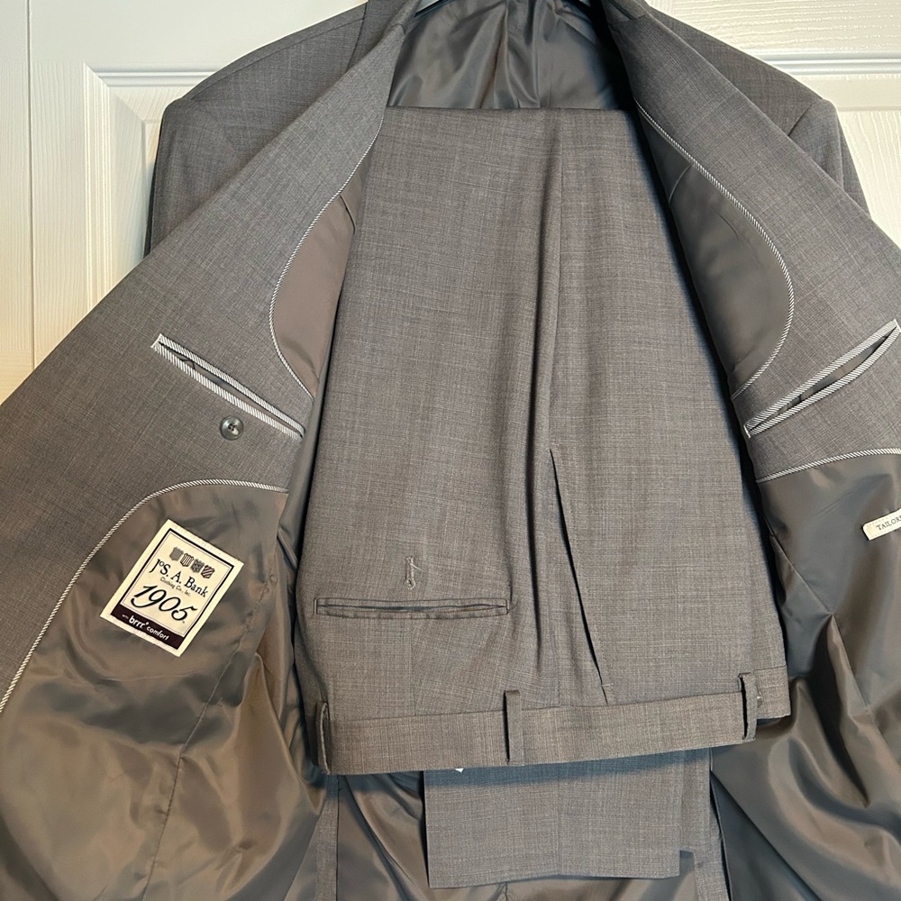 Men's Gray Suit by Jos A Bank